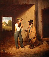 All Talk and No Work by Francis William Edmonds, c. 1855