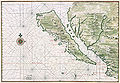 Image 5California was often depicted as an island, due to the Baja California peninsula, from the 16th to the 18th centuries, such as in this 1650 map by cartographer Johannes Vingboons. (from History of California)
