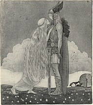 Freyja and Svipdag - John Bauer