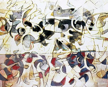 The sea, 1968, oil on canvas, 80x100