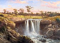 Louis Buvelot, One of the Falls of the Wannon, 1872