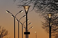 Streetlights in Ystad, 2021