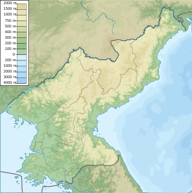 Taesŏngsan is located in North Korea