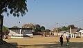 Sports ground and monuments