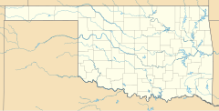 Cutthroat Gap site is located in Oklahoma