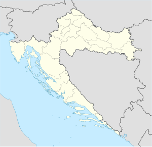 2021–22 Croatian Second Football League is located in Croatia