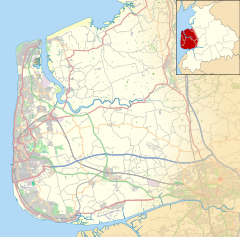 Hall Cross is located in the Fylde
