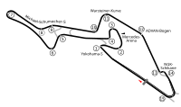 Layout of the Nürburgring