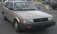 1989–1990 Nissan Sentra sedan (North America)