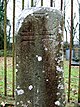 Pillar stone, Llanychaer churchyard