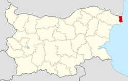 Shabla Municipality within Bulgaria and Dobrich Province.