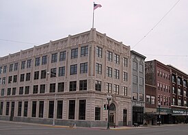 The historic downtown