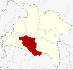 District location in Prachinburi province