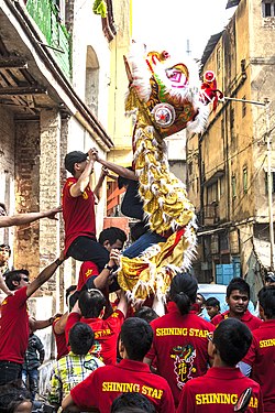 Chinese New Year celebrations in Tiretta Bazaar in 2014