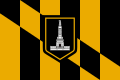Baltimore City's flag with the column.