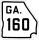 State Route 160 marker