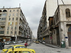 Abdel Menem Riyad street ends up with Sabaa Bahrat square