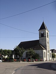 The church in Bligny
