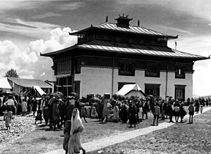 Temple of the Maharajas, Gangtok. 1938.