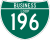 Business Loop Interstate 196 marker