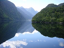 Doubtful Sound on a clear day