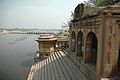 Keshi Ghat on banks of the Yamuna river