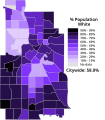 Minneapolis neighborhoods by percent White