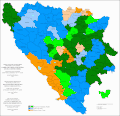Ethnic structure of Bosnia and Herzegovina by municipalities 1971