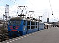 Electric locomotive with "Sibelius" train (Saint-Petersburg, Russia – Helsinki, Finland) in 2007