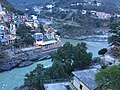 Devprayag - where Alaknanda and Bhagirathi rivers meet and take the name Ganga or Ganges River.