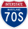 Interstate 70S marker
