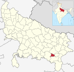 Location of Bhadohi