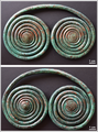 Copper ornaments, Tiszapolgar culture, c. 4000 BC