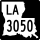 Louisiana Highway 3050 marker