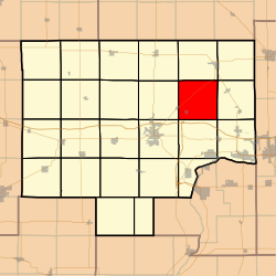 Location in Bureau County