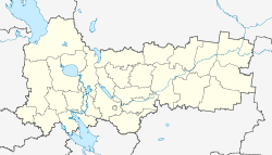 Kiselevo is located in Vologda Oblast