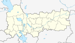Aksentyevo is located in Vologda Oblast