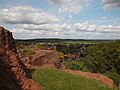 Kinver as seen from Holy Austin Rock House at Kinver Edge
