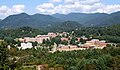 Western Carolina University in 2007, before work on the Quad, new dormitories, and Courtyard Cafeteria started