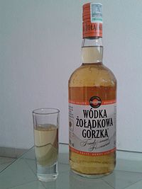 Wodka Zoladkowa Gorzka Traditional in the new bottle introduced in 2009.