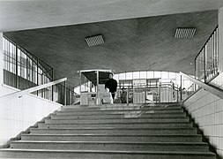 Stairs from platform, date unknown