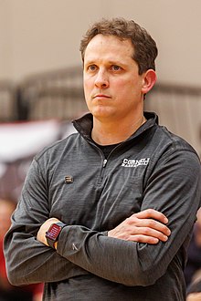 Brian Earl coaching Cornell during a 2023 game