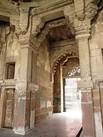 Entrance interior, Atala Masjid, Jaunpur.