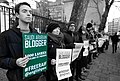 Image 1A protest outside the Saudi Arabian Embassy in London against detention of Saudi blogger Raif Badawi, 2017 (from Freedom of speech by country)