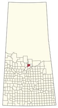 Location of the RM of Buckland No. 491 in Saskatchewan