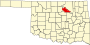 Pawnee County map