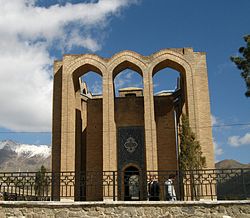 The Mir Razi (Razi-al-din e Artimani) mausoleum in Tuyserkan