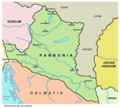 Pannonia in the 1st century