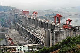 Three Gorges Dam, constructed by China Three Gorges Corporation.