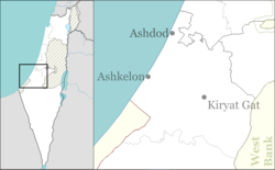 Ezer is located in Ashkelon region of Israel
